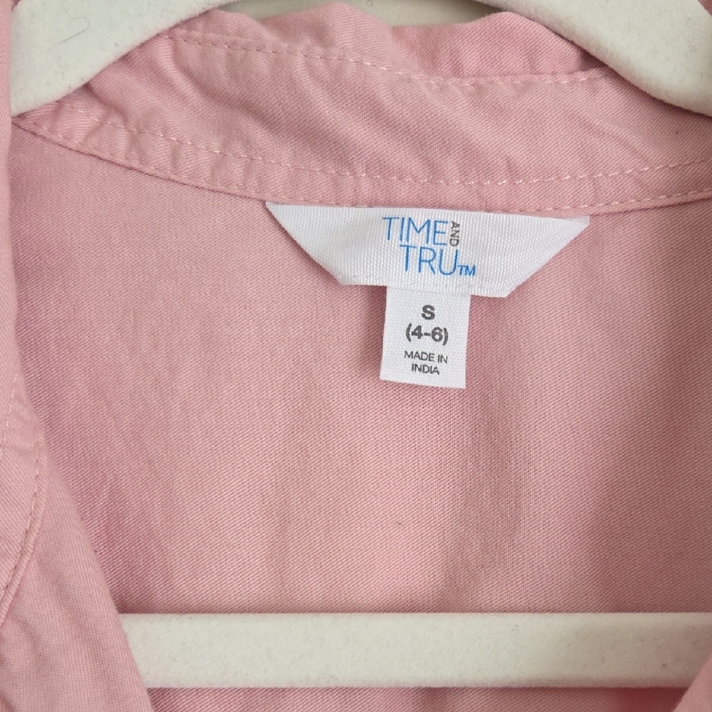 Time And Tru Structured Utility Shirt Dress - Picture 2 of 9